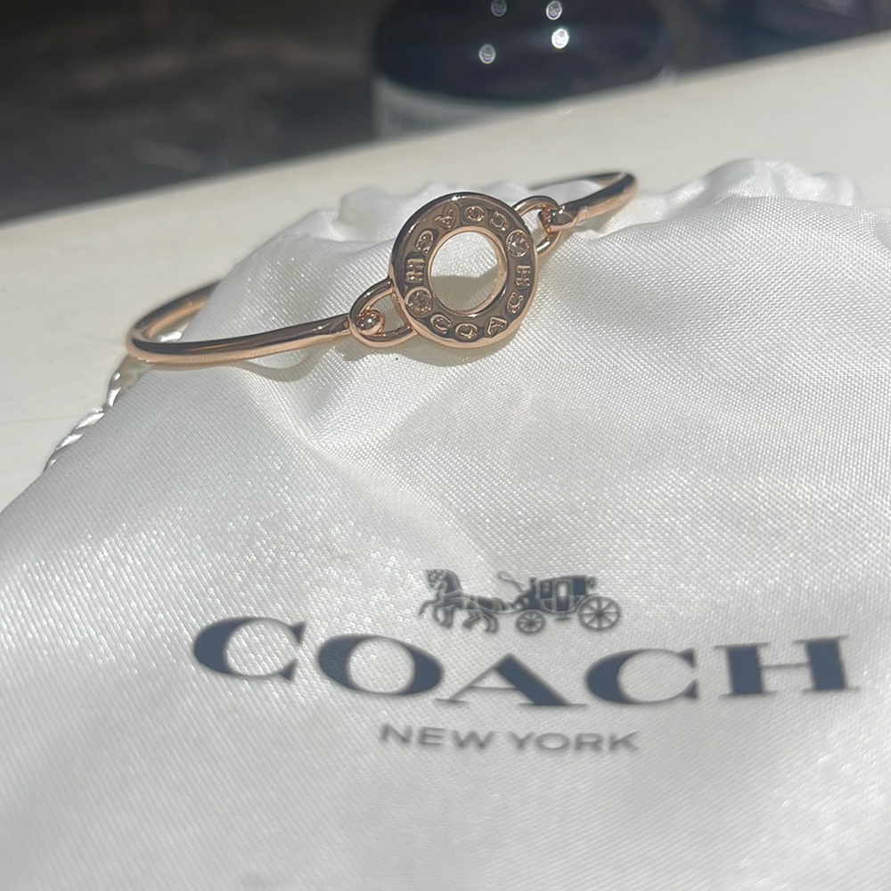 Coach goldstone bangle bracelet New